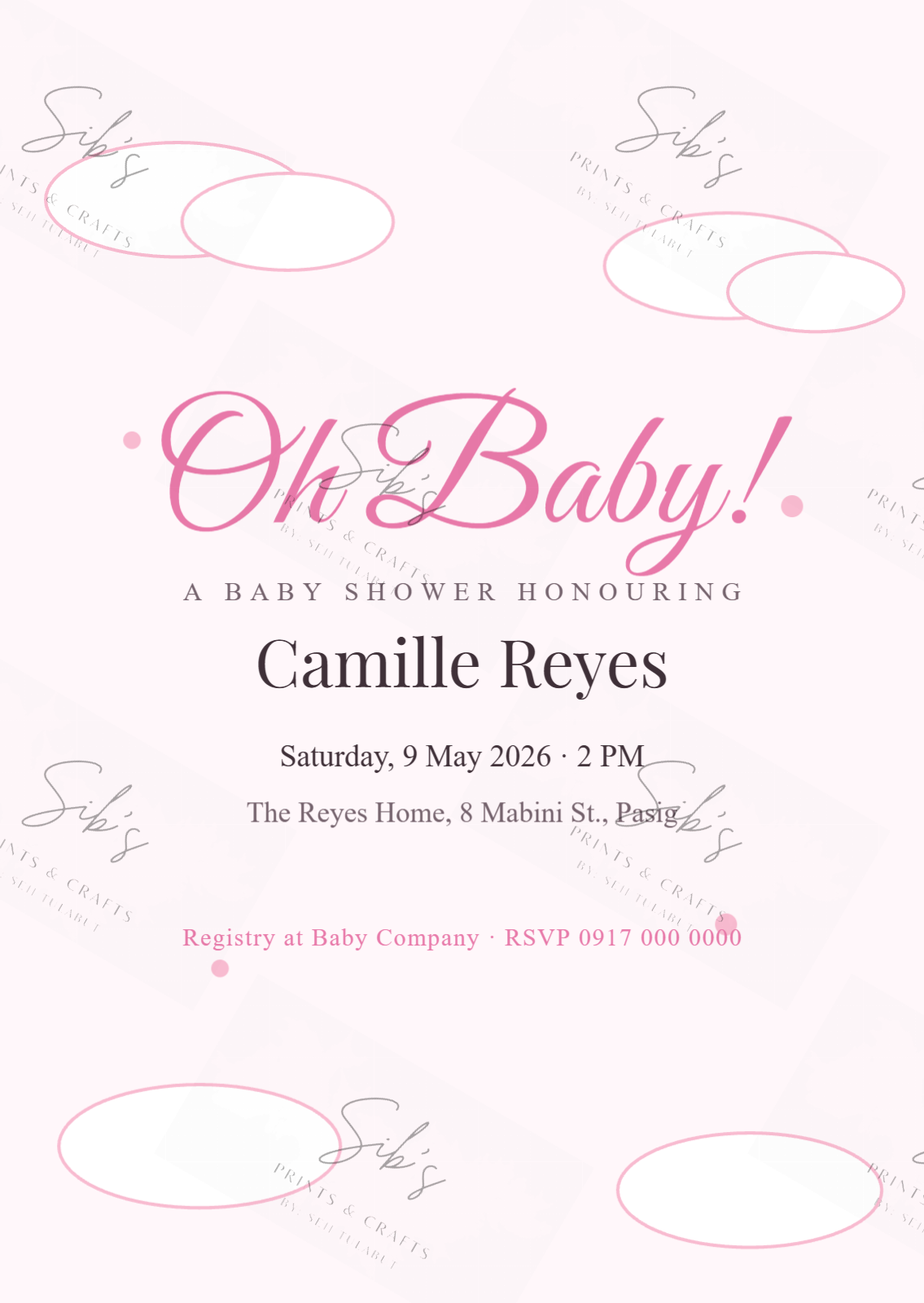 Sweet Clouds Baby Shower